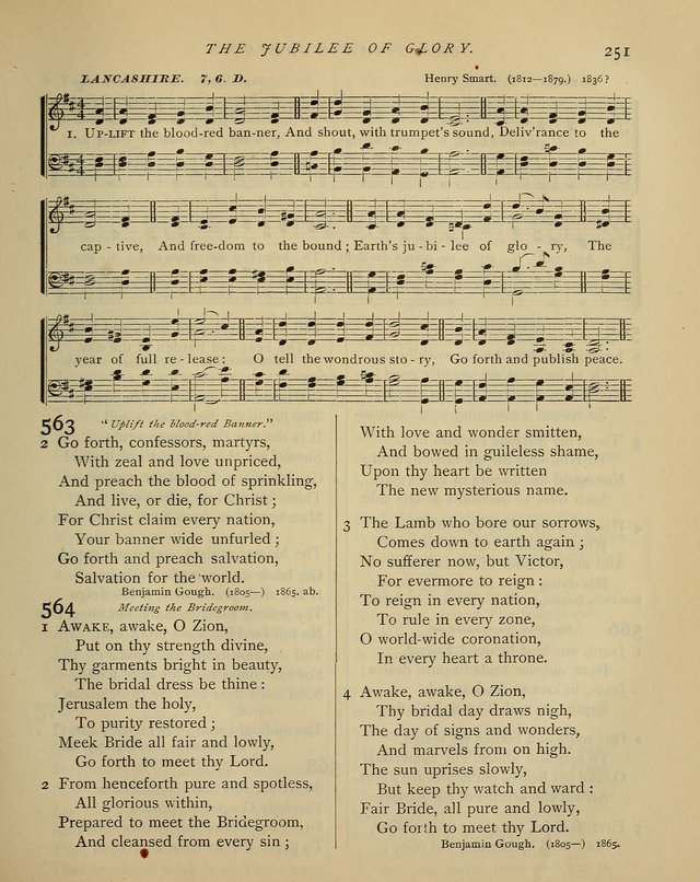 Hymns and Songs for Social and Sabbath Worship. (Rev. ed.) page 251