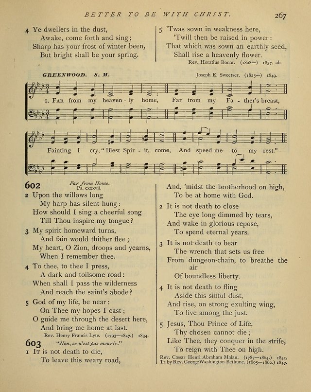 Hymns and Songs for Social and Sabbath Worship. (Rev. ed.) page 267