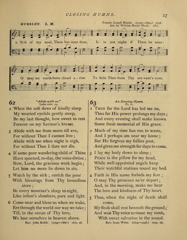 Hymns and Songs for Social and Sabbath Worship. (Rev. ed.) page 27