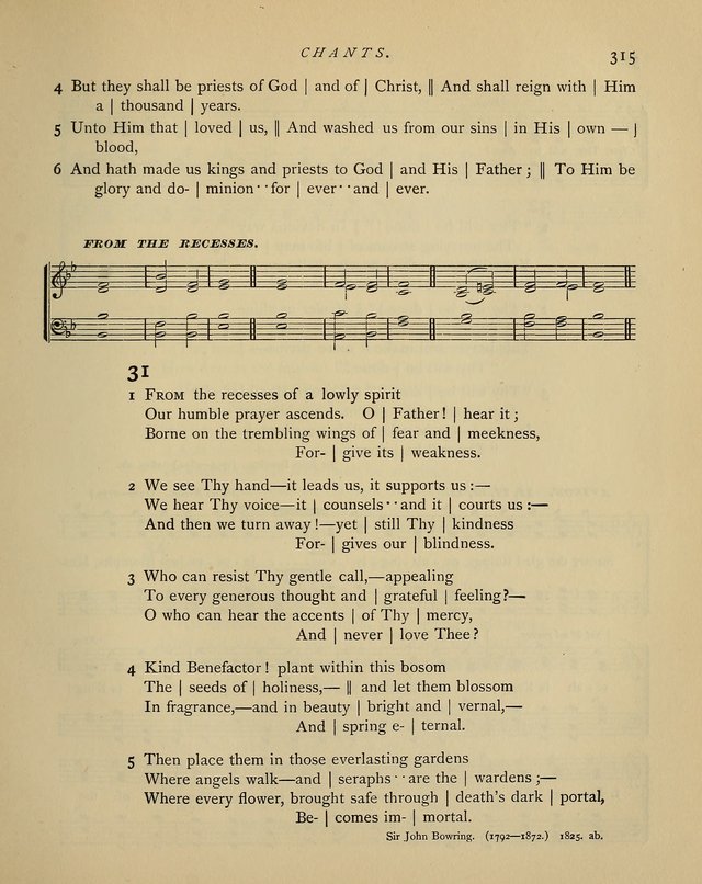 Hymns and Songs for Social and Sabbath Worship. (Rev. ed.) page 315