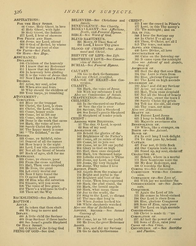 Hymns and Songs for Social and Sabbath Worship. (Rev. ed.) page 326