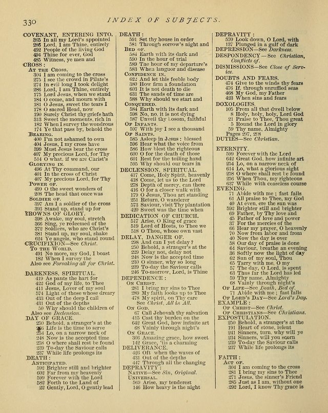 Hymns and Songs for Social and Sabbath Worship. (Rev. ed.) page 330