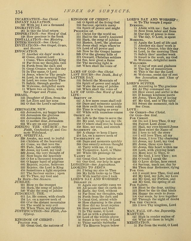 Hymns and Songs for Social and Sabbath Worship. (Rev. ed.) page 334