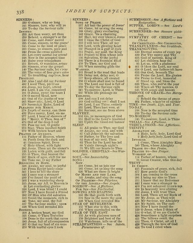 Hymns and Songs for Social and Sabbath Worship. (Rev. ed.) page 338