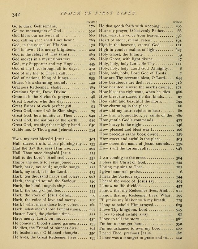 Hymns and Songs for Social and Sabbath Worship. (Rev. ed.) page 342