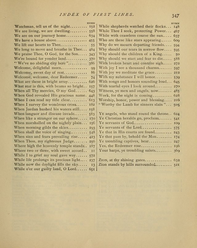 Hymns and Songs for Social and Sabbath Worship. (Rev. ed.) page 347