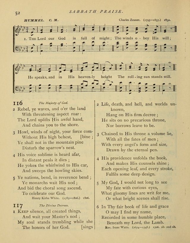 Hymns and Songs for Social and Sabbath Worship. (Rev. ed.) page 52