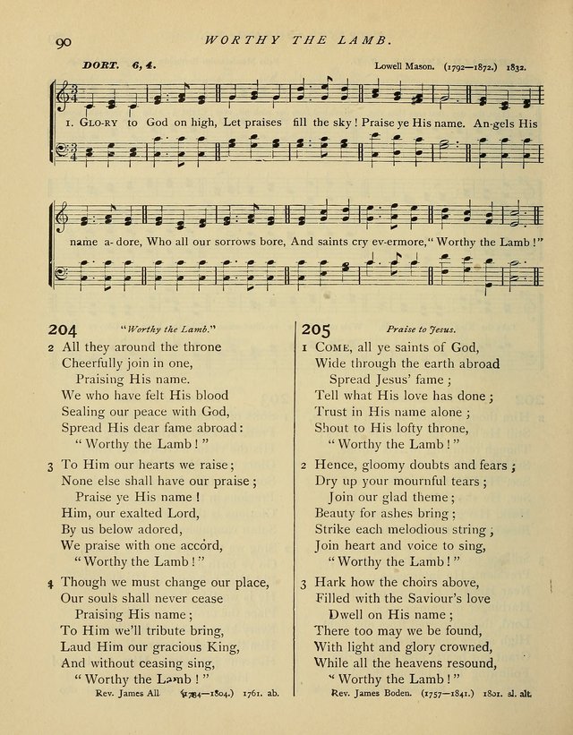 Hymns and Songs for Social and Sabbath Worship. (Rev. ed.) page 90