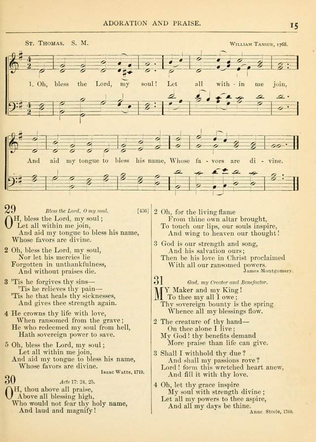 Hymns for the Sanctuary and Social Worship: with tunes page 15