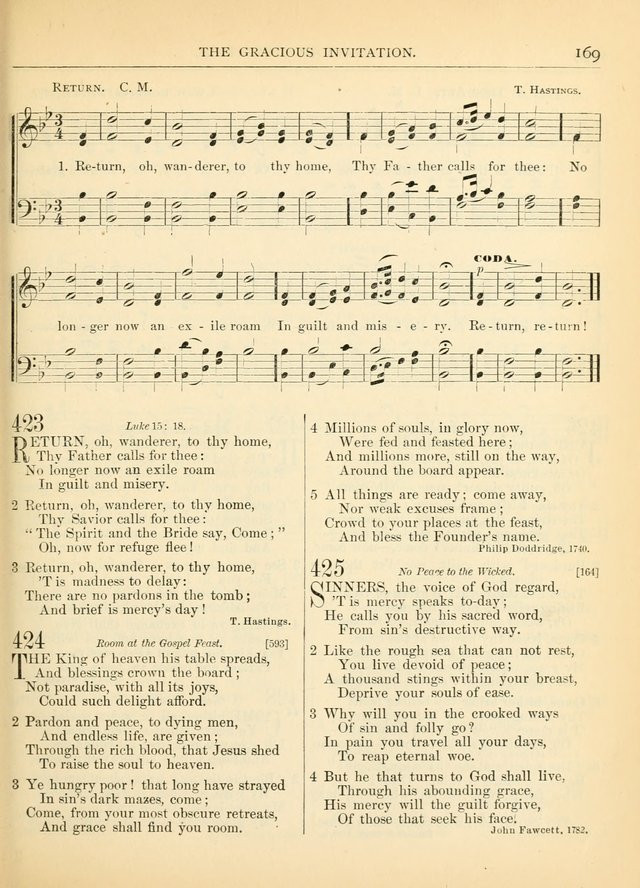 Hymns for the Sanctuary and Social Worship: with tunes page 169