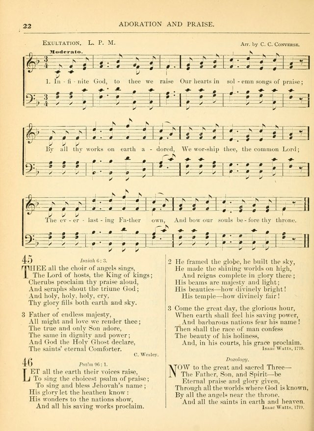 Hymns for the Sanctuary and Social Worship: with tunes page 22