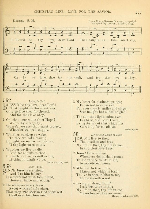 Hymns for the Sanctuary and Social Worship: with tunes page 227