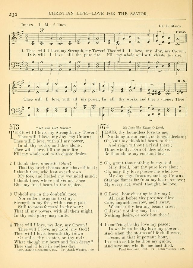 Hymns for the Sanctuary and Social Worship: with tunes page 232