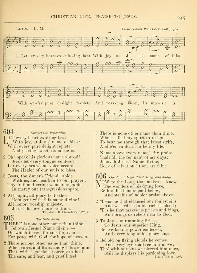 Hymns for the Sanctuary and Social Worship: with tunes page 245