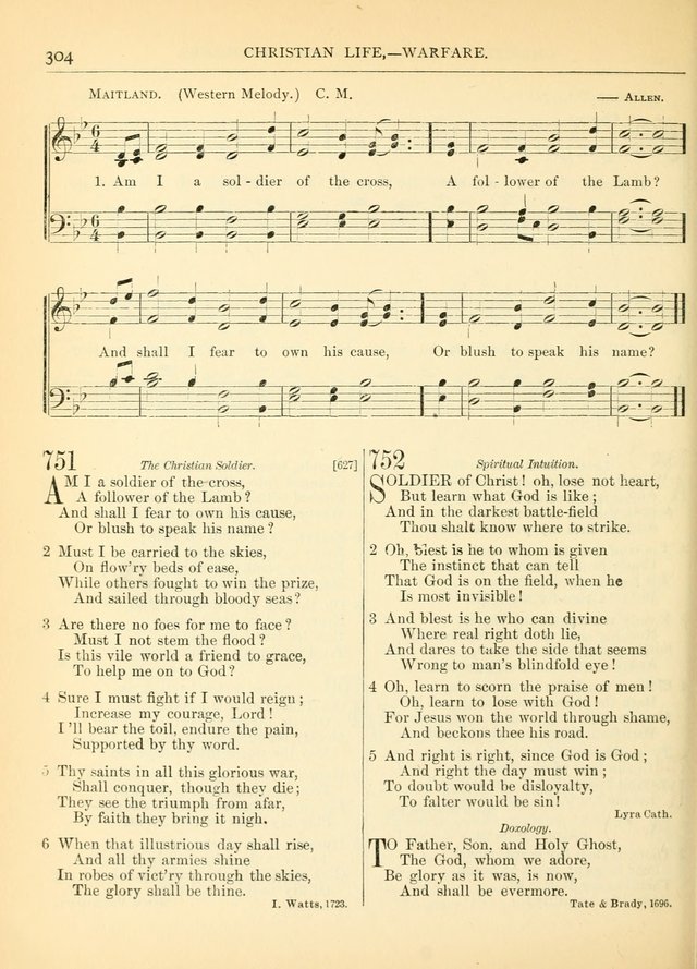 Hymns for the Sanctuary and Social Worship: with tunes page 306