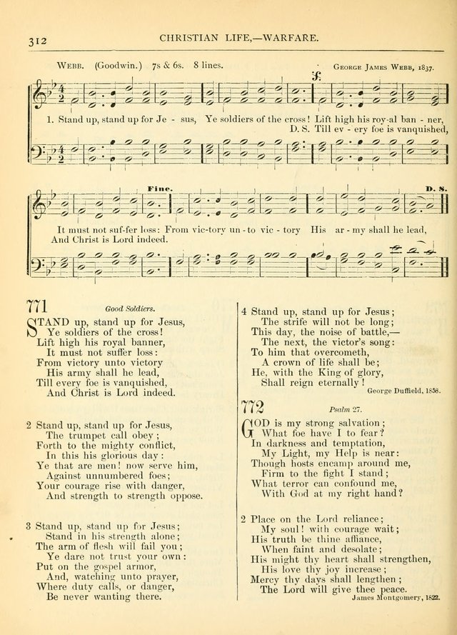 Hymns for the Sanctuary and Social Worship: with tunes page 316