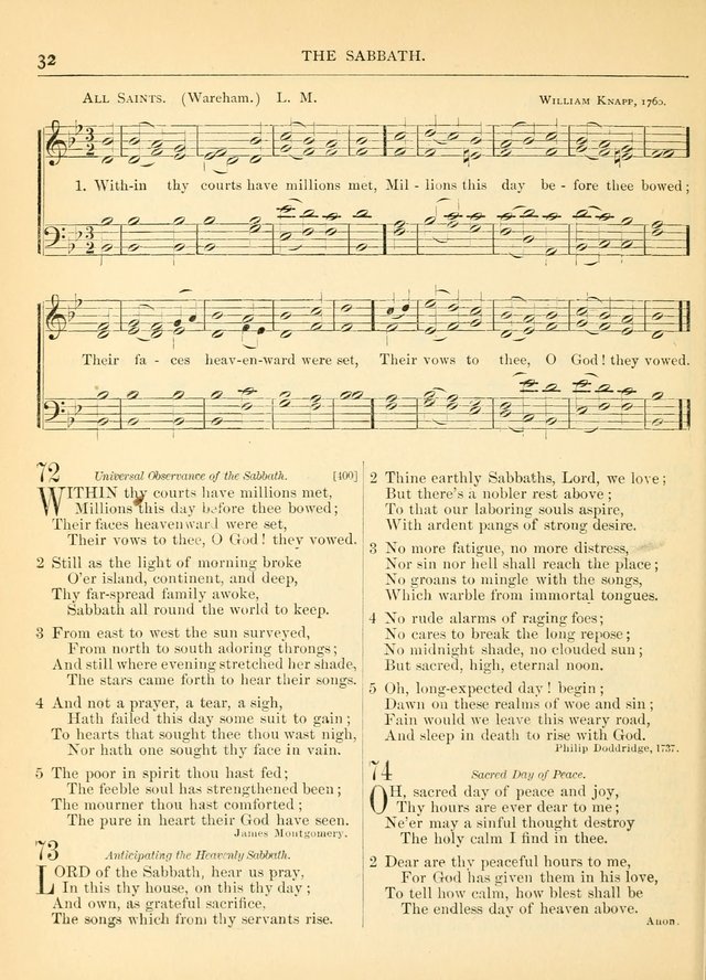 Hymns for the Sanctuary and Social Worship: with tunes page 34