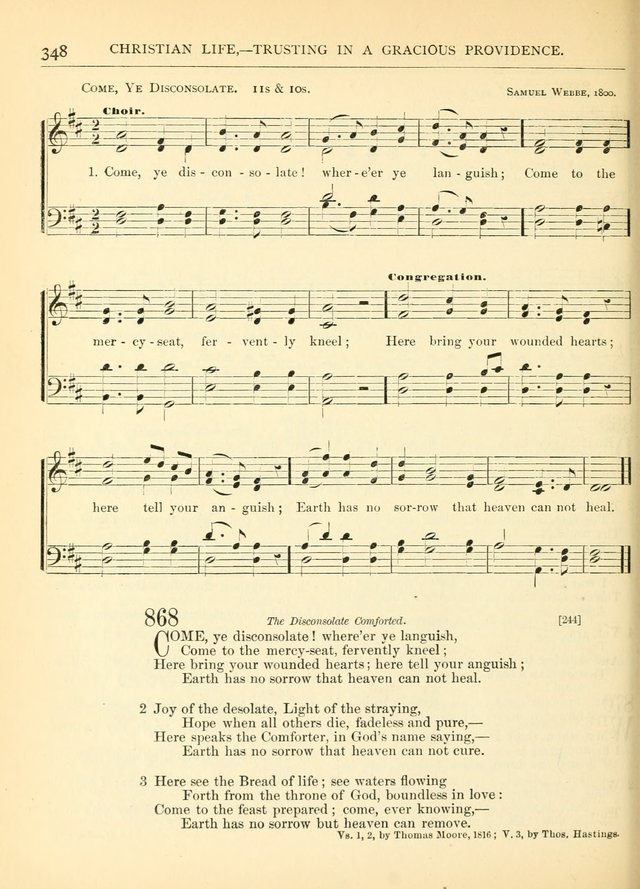 Hymns for the Sanctuary and Social Worship: with tunes page 352