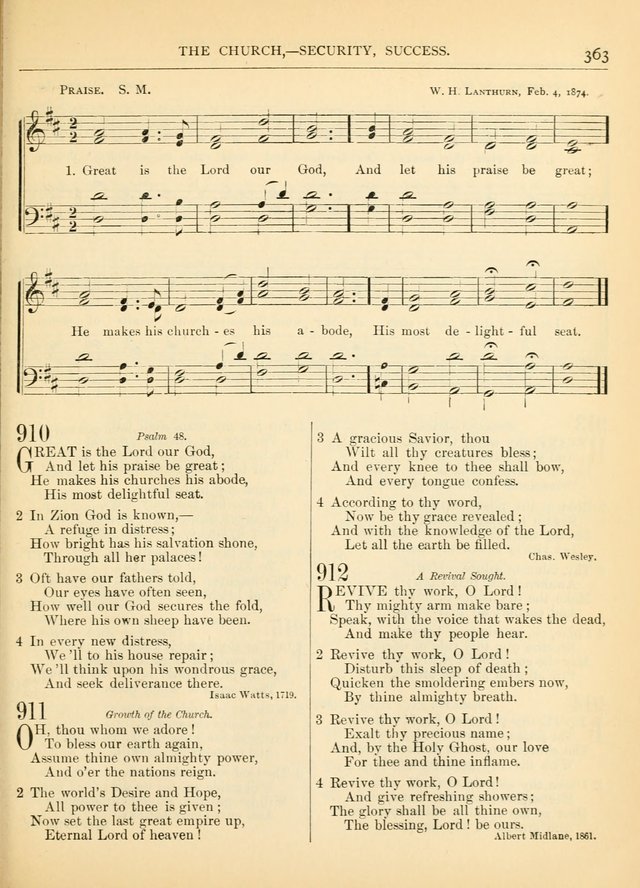 Hymns for the Sanctuary and Social Worship: with tunes page 367