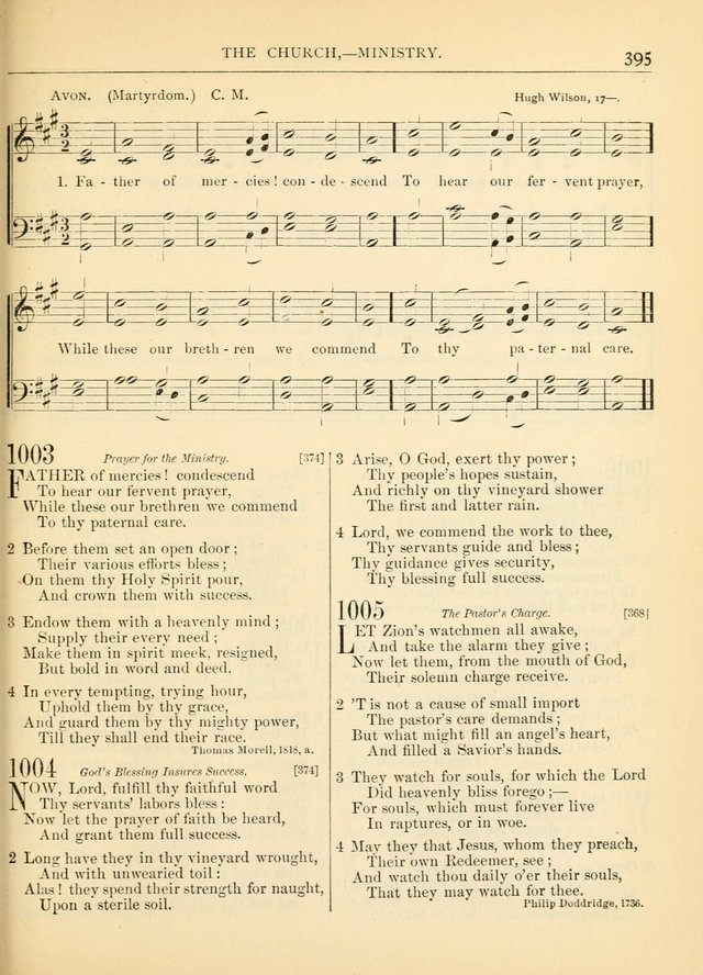 Hymns for the Sanctuary and Social Worship: with tunes page 399