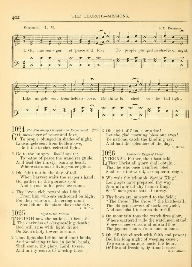 Hymns for the Sanctuary and Social Worship: with tunes page 406