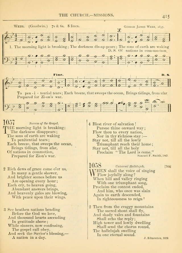 Hymns for the Sanctuary and Social Worship: with tunes page 419