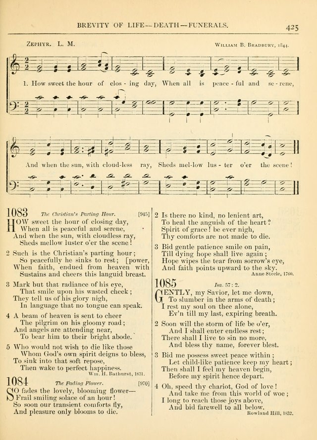 Hymns for the Sanctuary and Social Worship: with tunes page 429