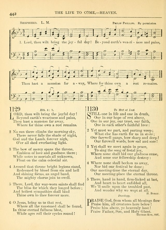 Hymns for the Sanctuary and Social Worship: with tunes page 446