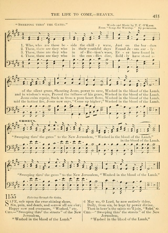 Hymns for the Sanctuary and Social Worship: with tunes page 459