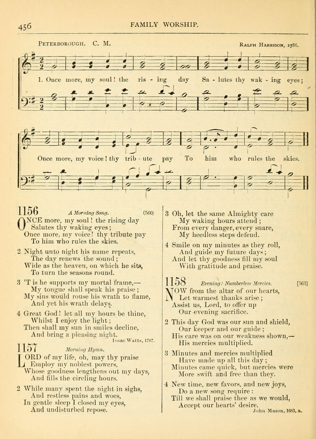 Hymns for the Sanctuary and Social Worship: with tunes page 460