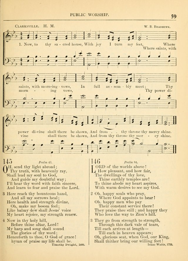 Hymns for the Sanctuary and Social Worship: with tunes page 61