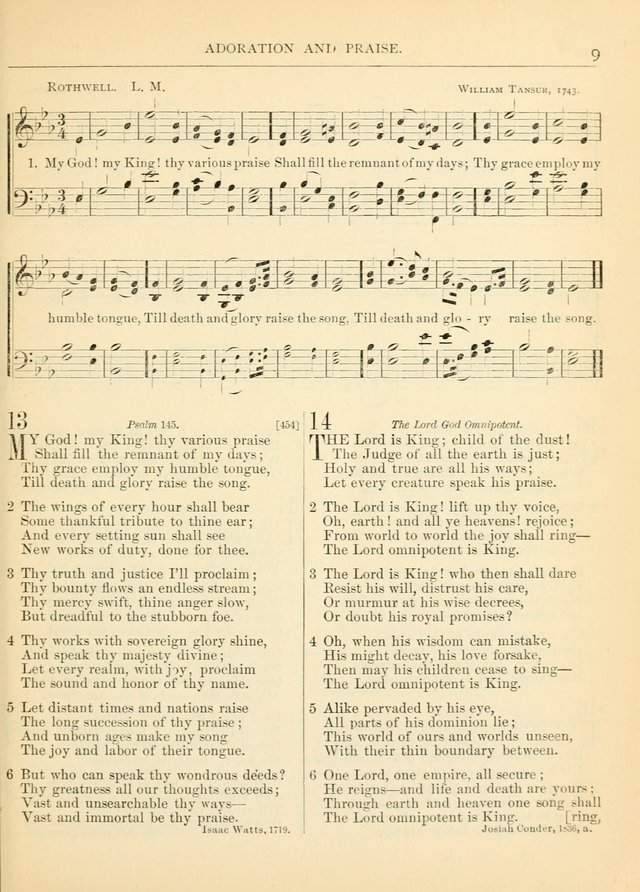 Hymns for the Sanctuary and Social Worship: with tunes page 9