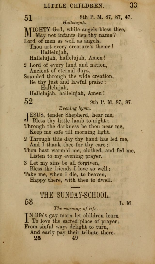 Hymns for Sunday Schools, Youth, and Children page 33