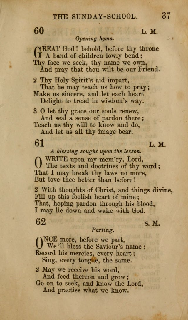 Hymns for Sunday Schools, Youth, and Children page 37