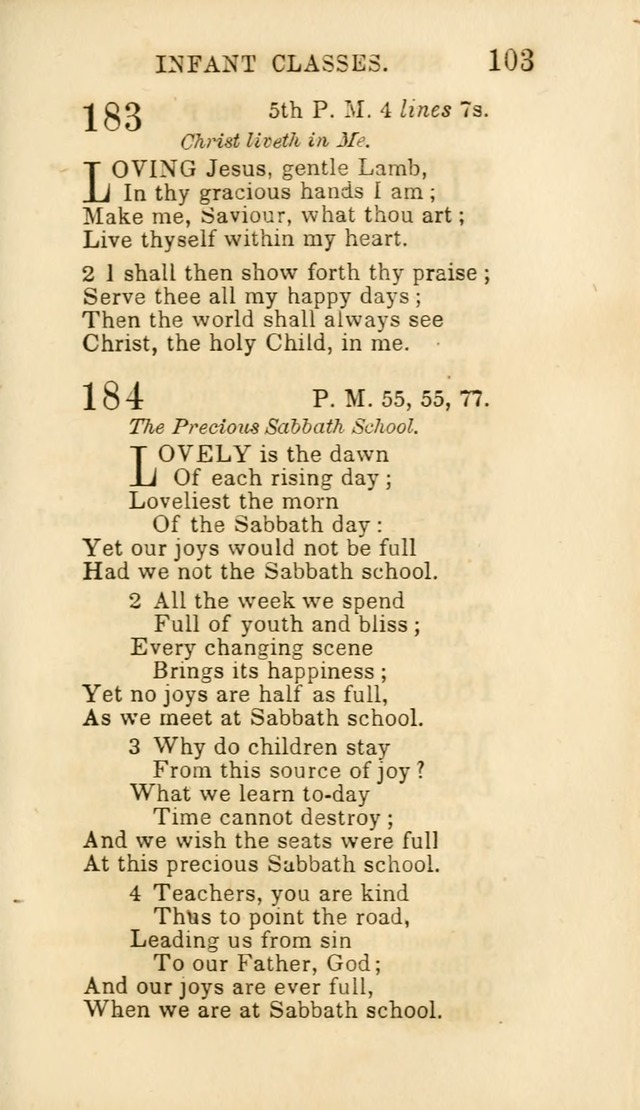 Hymns for Sunday Schools, Youth and Children page 105