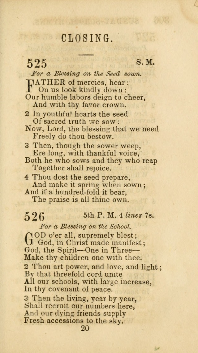 Hymns for Sunday Schools, Youth and Children page 311