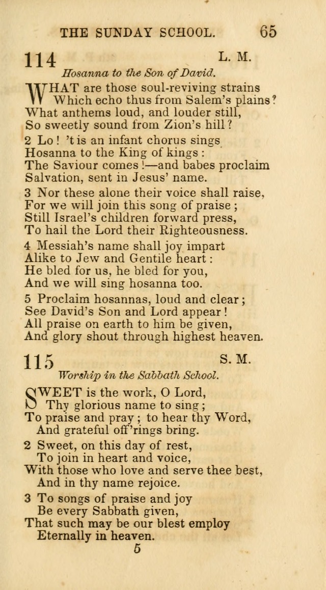 Hymns for Sunday Schools, Youth and Children page 65