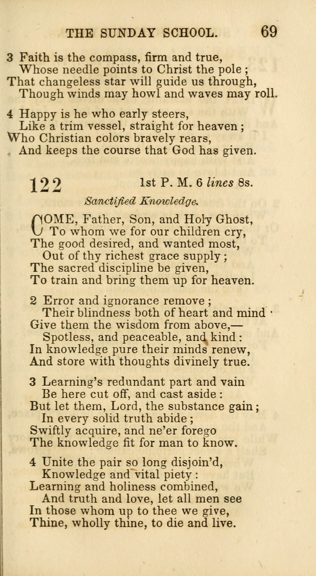 Hymns for Sunday Schools, Youth and Children page 69