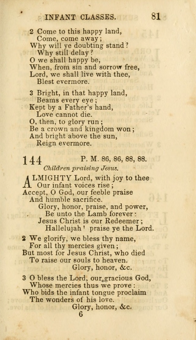 Hymns for Sunday Schools, Youth and Children page 81