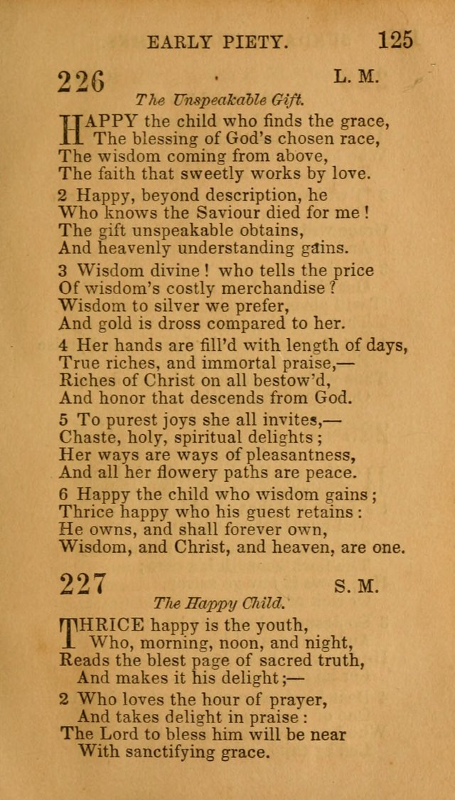 Hymns for Sunday Schools, Youth, and Children page 125