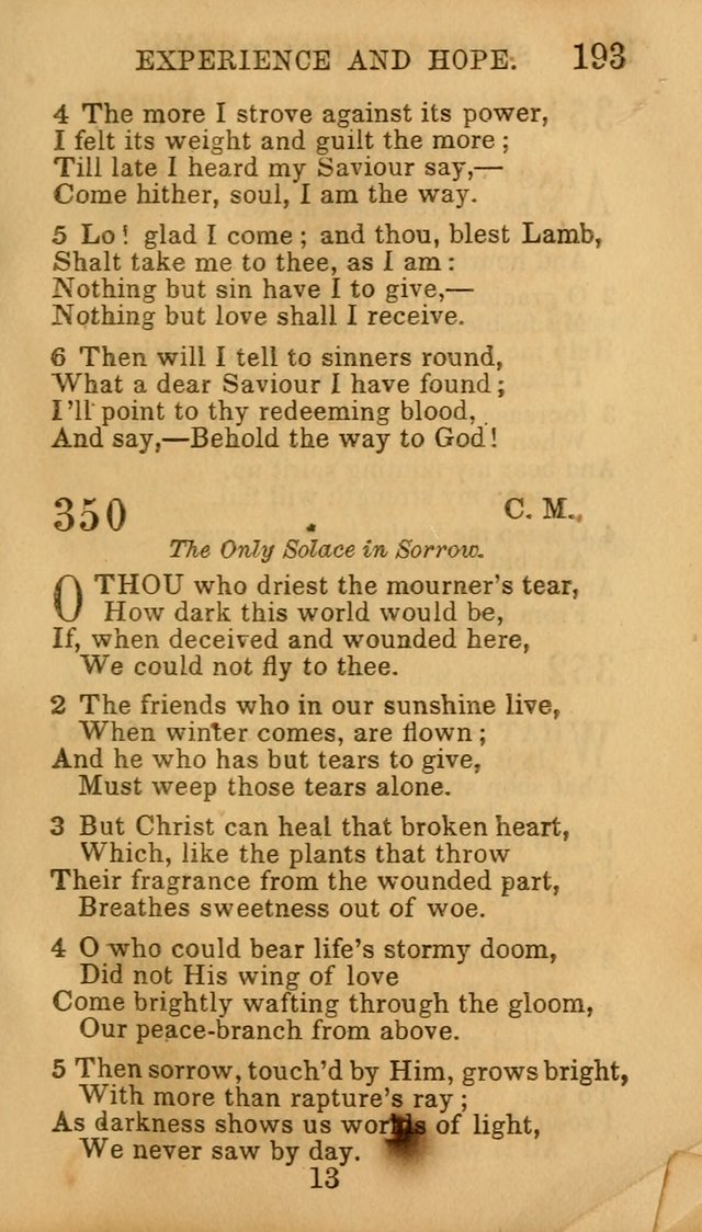 Hymns for Sunday Schools, Youth, and Children page 199