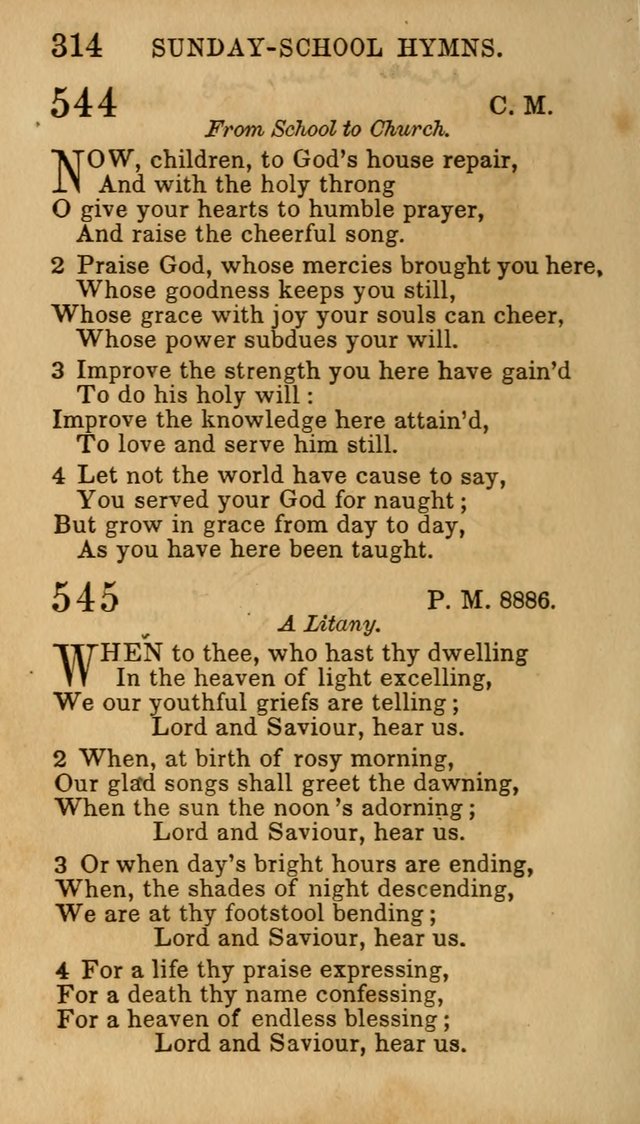 Hymns for Sunday Schools, Youth, and Children page 320