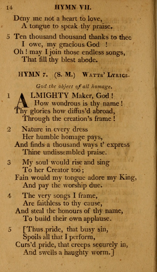 Hymns for Social Worship: collected from various authors page 8