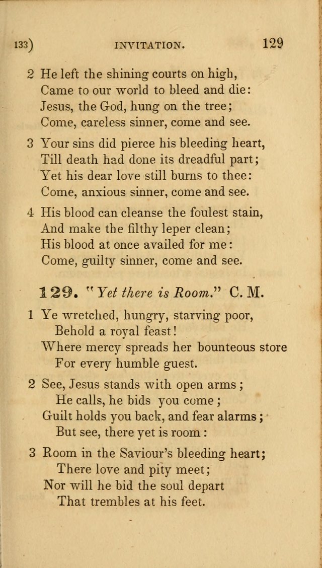 Hymns for Social Worship: selected from Watts, Doddridge, Newton, Cowper, Steele and others page 133