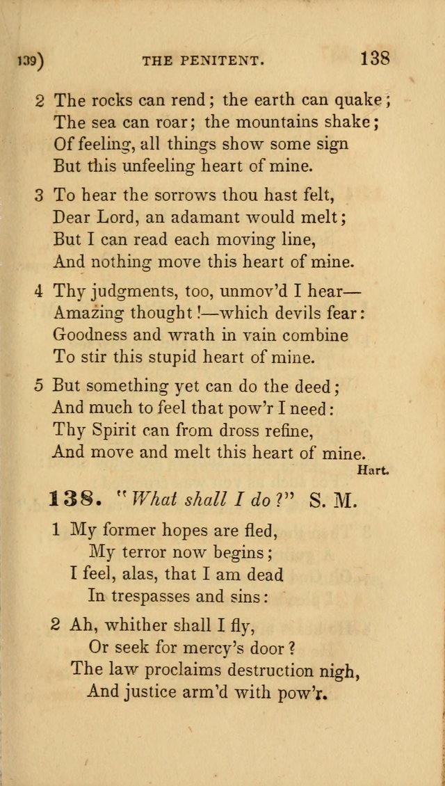 Hymns for Social Worship: selected from Watts, Doddridge, Newton, Cowper, Steele and others page 139