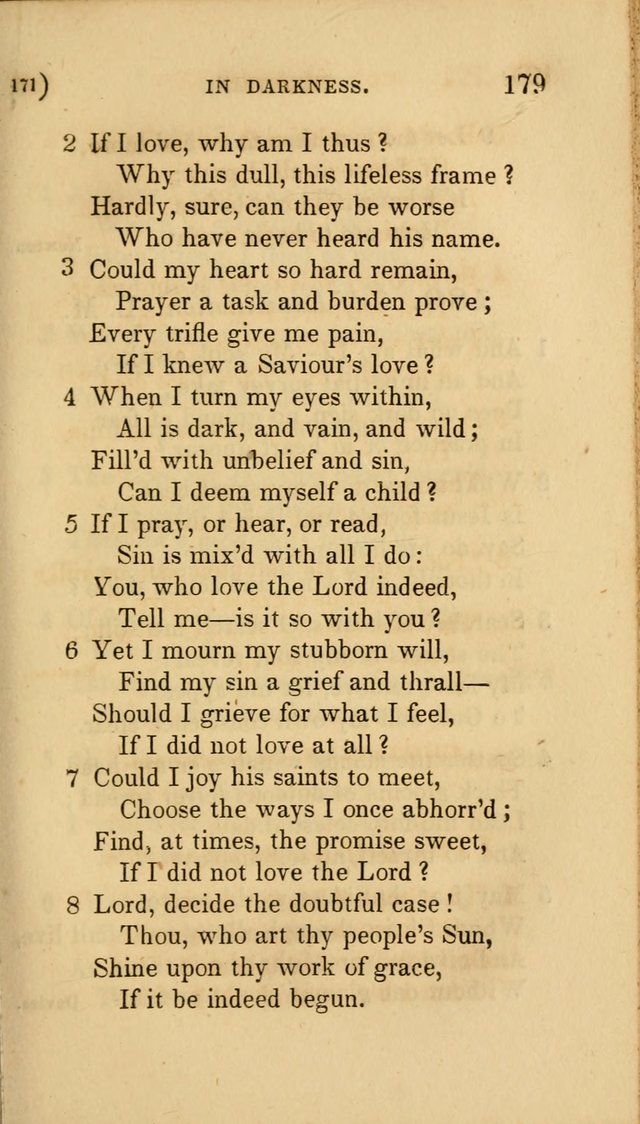 Hymns for Social Worship: selected from Watts, Doddridge, Newton, Cowper, Steele and others page 171