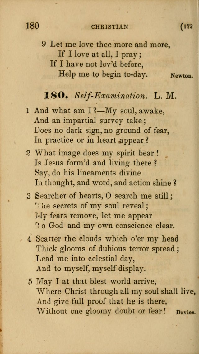 Hymns for Social Worship: selected from Watts, Doddridge, Newton, Cowper, Steele and others page 172