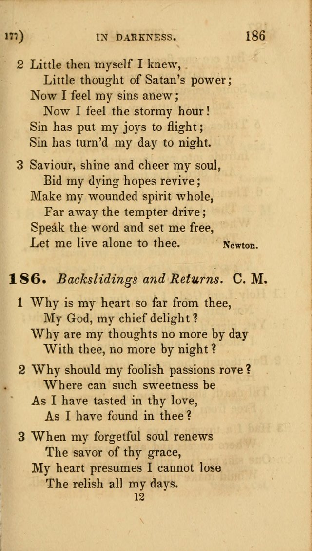 Hymns for Social Worship: selected from Watts, Doddridge, Newton, Cowper, Steele and others page 177