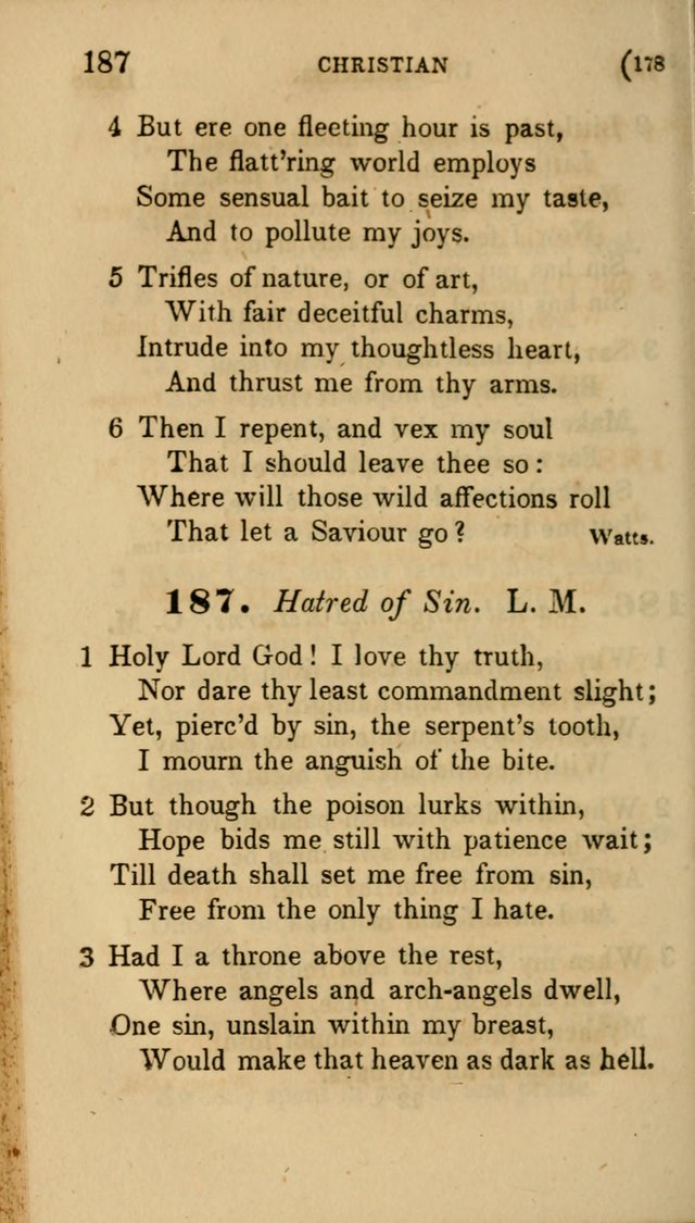 Hymns for Social Worship: selected from Watts, Doddridge, Newton, Cowper, Steele and others page 178