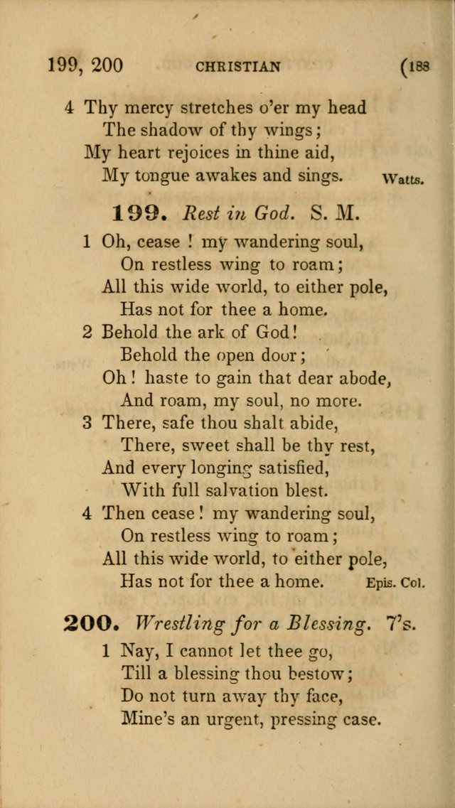 Hymns for Social Worship: selected from Watts, Doddridge, Newton, Cowper, Steele and others page 188